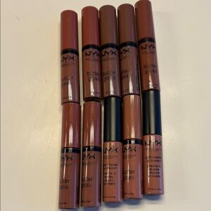 NYX Lip Gloss and Cream Collection - Rich Brown Tones